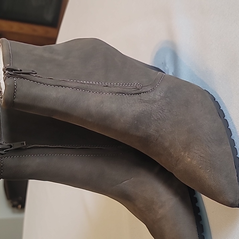 Brown ankle boots
